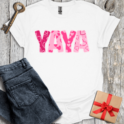 T-Shirt White / S Yaya Hearts Tee