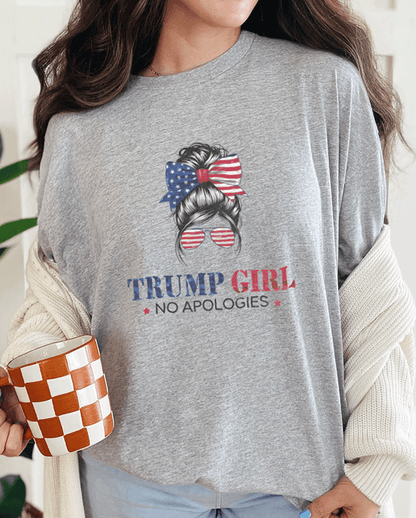 T-Shirt Trump Girl No Apologies Tee