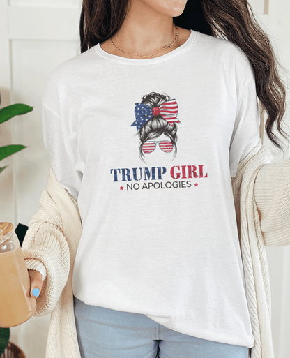 T-Shirt Trump Girl No Apologies Tee