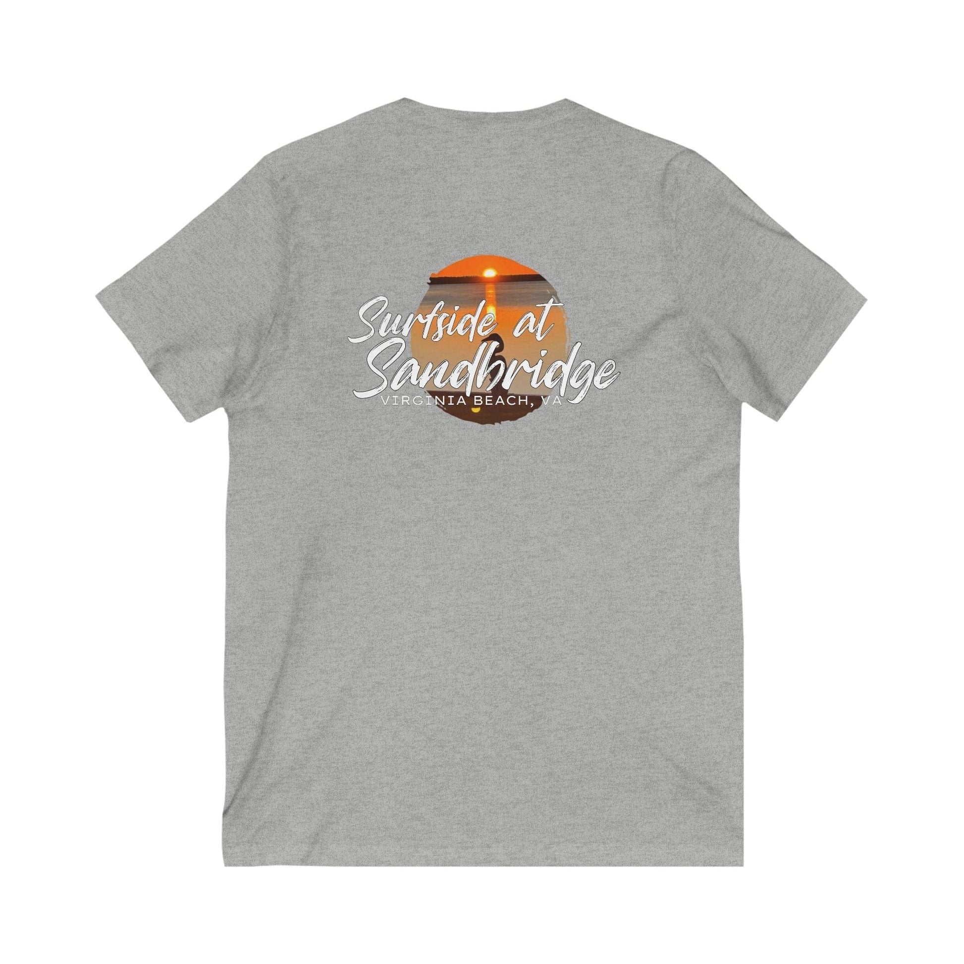 V-neck Surfside at Sandbridge Circle V-Neck Tee