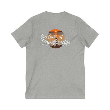 V-neck Surfside at Sandbridge Circle V-Neck Tee