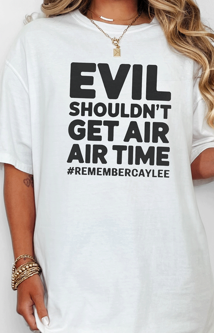 T-Shirt White / S Evil Shouldn't Get Air Time Tee
