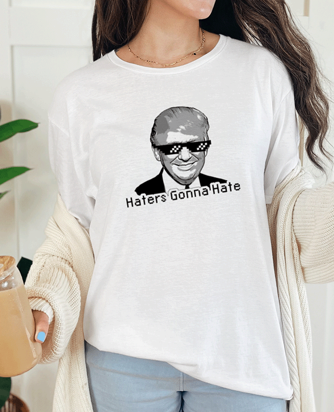 T-Shirt White / S Haters Gonna Hate Tee
