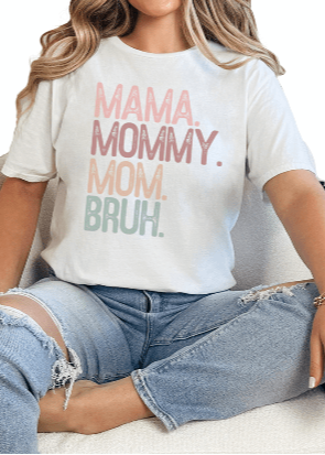 T-Shirt White / S Mama to Bruh Tee