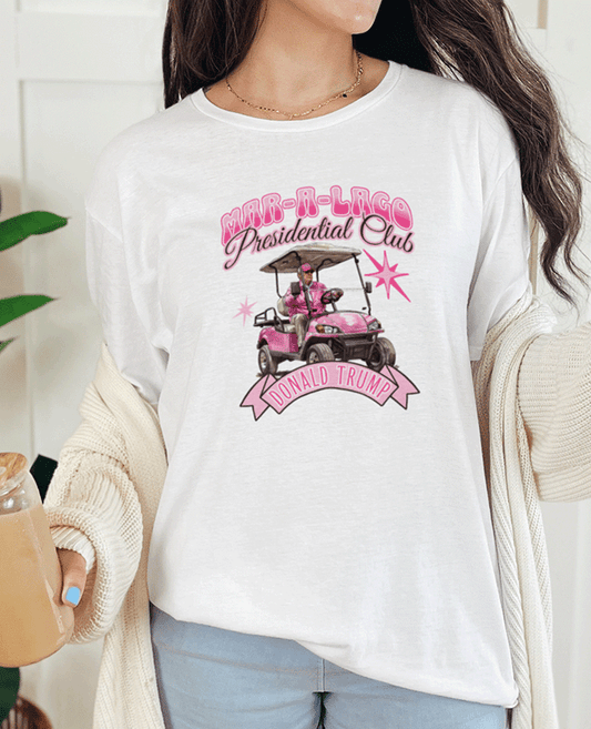 T-Shirt White / S Mar-A-Lago Presidential Club Tee