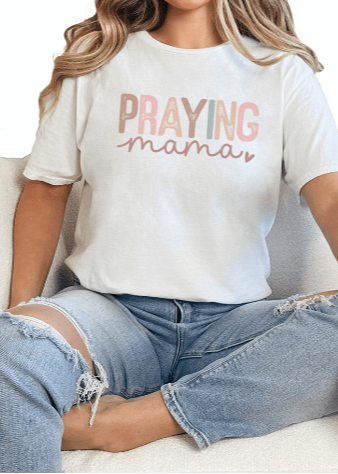 T-Shirt White / S Praying Mama Tee