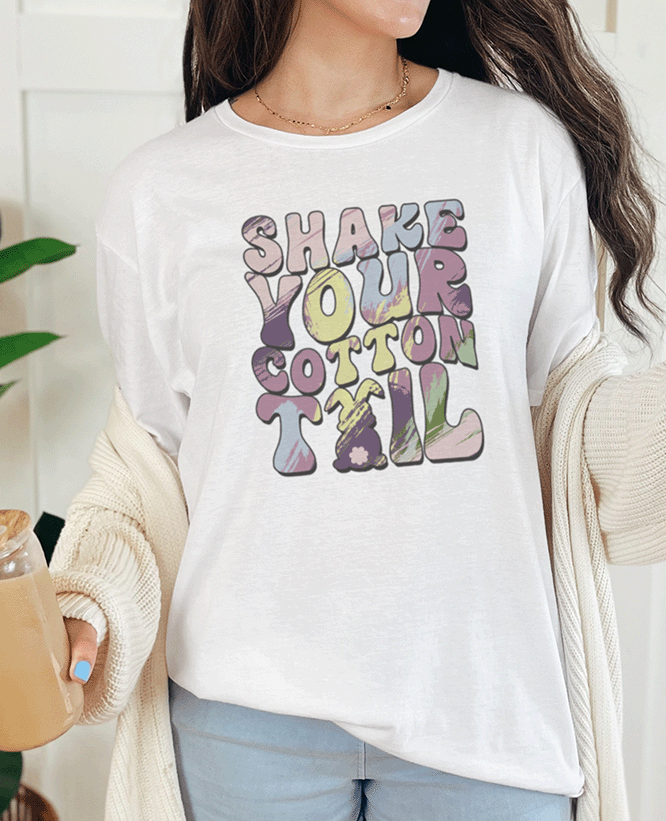 T-Shirt White / S Shake Your Cotton Tail Tee