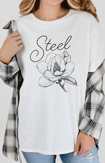 T-Shirt White / S Steel Magnolia Tee