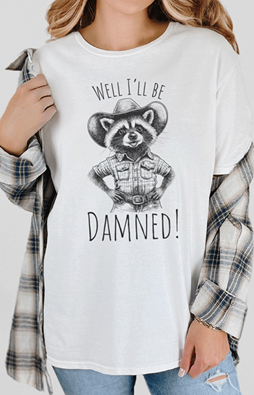 T-Shirt White / S Well I'll Be Damned Tee